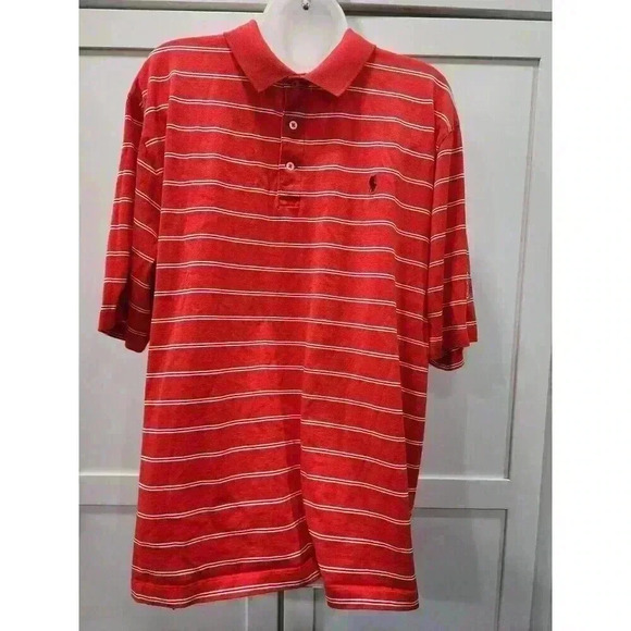 Polo Golf Other - Polo Golf Shirt Mens XL Orange  Ralph Lauren Polo Short Sleeve 100% Pima Cotton